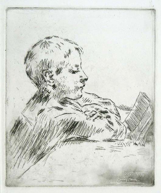 Luigi Conconi, portrait of the artist's son